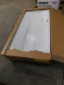 lot 68 image: Bootz Industries Aloha 60 in. Left Drain Rectangular Alcove Soaking Bathtub in White