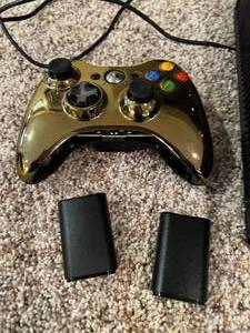 lot 36 image: Xbox 360 Console and Xbox One Controller