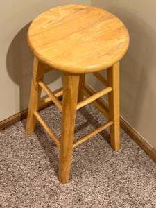 lot 38 image: Small Wooden Stool