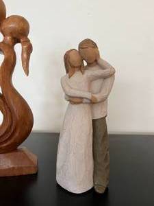 lot 48 image: Willow Tree and Love Figurines