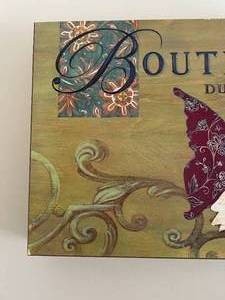 lot 76 image: Boutique Wood Plaque with Butterfly
