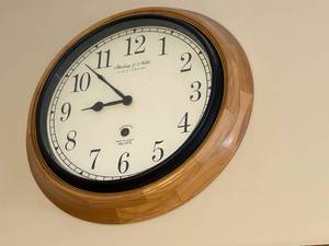 lot 86 image: Sterling & Noble Clock