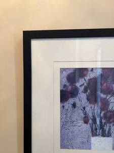 lot 100 image: Framed Shana Floral Print
