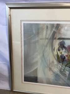 lot 138 image: Veiled Flowers Watercolor Print by Brent Heighton