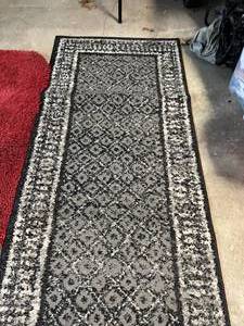 lot 156 image: Lot of 2 Rugs, Runner and Entry Rug