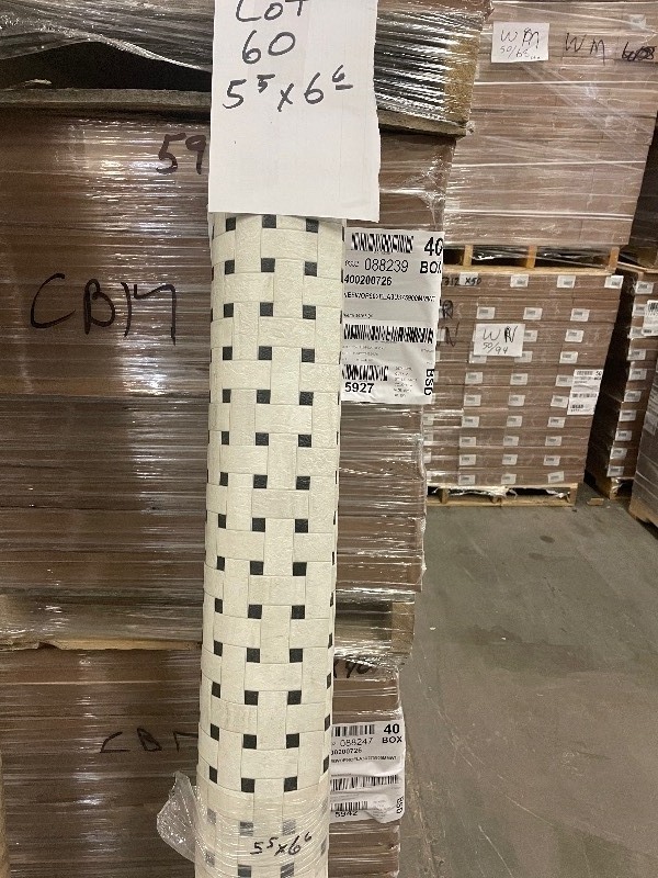 35 SF Mannington Benchmark sheet vinyl 5 5 x 6 6
