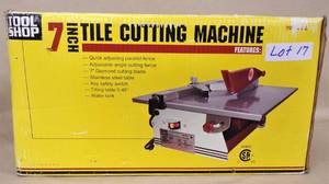 lot 17 image: Tool Shop 7 Tile Cutting Machine
