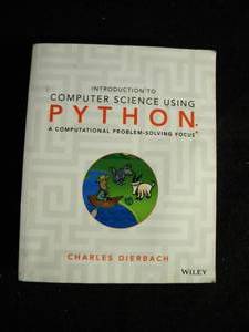 lot 21 image: Intro to Computer Science Using Python by Charles Dierbach