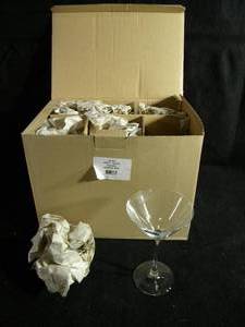 lot 19 image: Vivant 6 Piece Martini Glass Set