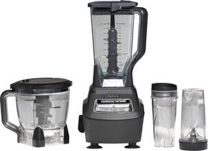 lot 2 image: New Ninja Mega Kitchen System 1500-Watt 8-Cup Blender