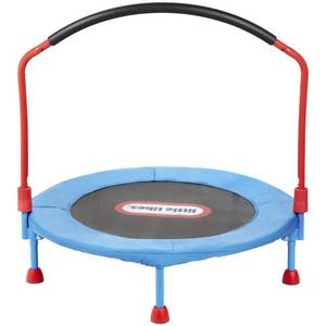 lot 23 image: New Little Tikes Easy Store 3 Ft. Trampoline