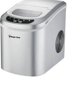 lot 42 image: New Magic Chef Countertop Ice Maker - Chrome