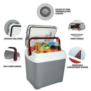 lot 46 image: Brand New Coleman Koolatron 26-Qt. 12V Thermoelectric Cooler