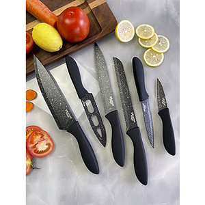 lot 68 image: Brand New Gourmet Edge 6-Pc. Nonstick Knife Set