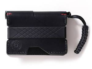lot 97 image: Brand New Dango P01 Pioneer RFID-Blocking Wallet with Pen  Jet Black
