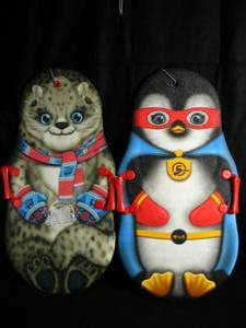 lot 208 image: New 2 Pack of Snow Buddies Kiddie Sleds