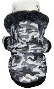 lot 130 image: New Metallic Fashion Pet Ski Parka Coat Extra Large