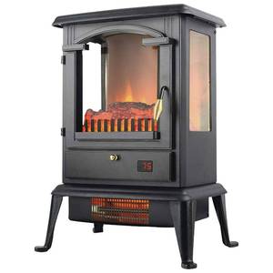 lot 142 image: New LifeSmart 17 3-Sided Electric Stove Heater with Top Heater