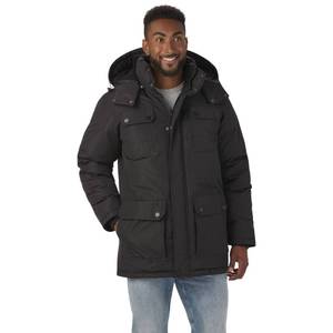 lot 165 image: Rocawear Mens Hooded Fleece-Lined Parka Size Large