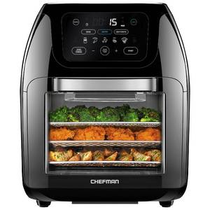 lot 166 image: New Chefman10-Liter Digital Multifunction Air Fryer  Rotisserie, Dehydrator, Oven