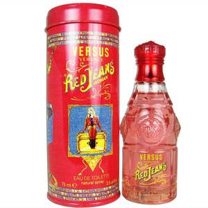 lot 178 image: New Versace Red Jeans Eau De Toilette Spray - 2.5 Oz.