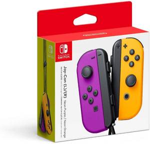 lot 182 image: New Nintendo Switch Joy-Con - Purple & Orange