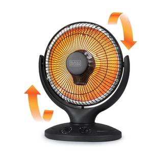 lot 187 image: New BLACKDECKER 14 Oscillating Radiant Dish Heater