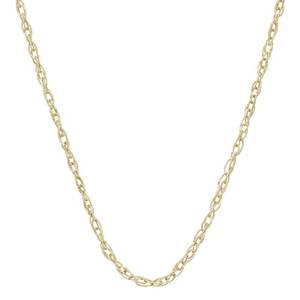 lot 96 image: Tiara 14K Yellow Gold Lightweight 18 Link Chain