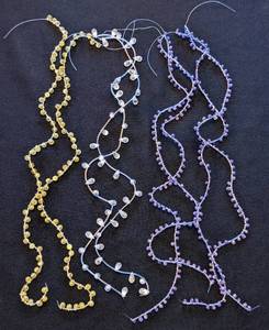 lot 31 image: Czech Glass Briolette Bead Strands