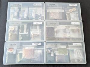 lot 9 image: Six Cynthia Rutledge Jewelry Kits
