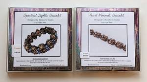 lot 46 image: Pair of Beaded Bracelet Kits by Kim Stathis