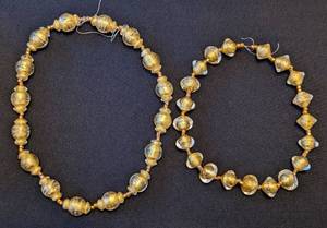 lot 49 image: Two Venetian Glass Bead Strands