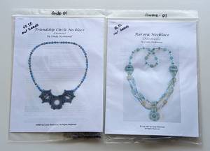 lot 78 image: Pair of Beaded Necklace Kits by Linda Richmond