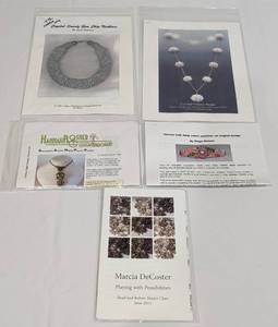 lot 92 image: Five Jewelry Making Patterns