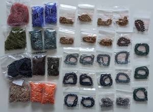 lot 116 image: Assorted Czech Glass Bead Strands
