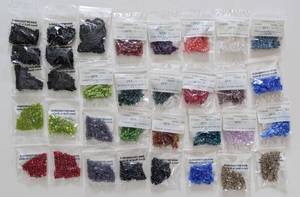 lot 124 image: Assorted TOHO Cube Beads