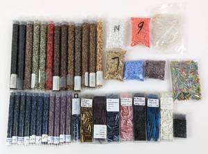 lot 138 image: Assorted Bugle Bead TubesPacks - Item Halted
