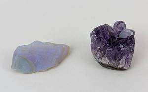 lot 148 image: Amethyst and Australian Opal Stones