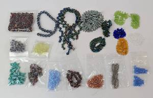 lot 153 image: Assorted Czech Glass BeadsStrands
