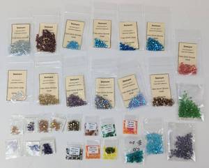 lot 154 image: Bicone Crystal Bead Packs