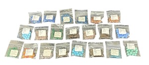 lot 188 image: Variety of Beads including Cold Topaz, Periwinkle, Light Sapphire, Sky Blue and More