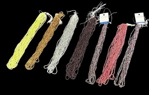 lot 191 image: Beads in Mat Mahogany, Satin Lime, Purple Passion and More