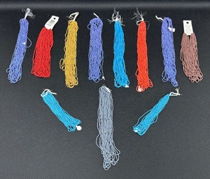 lot 217 image: Variety of Colorful Bead Strands