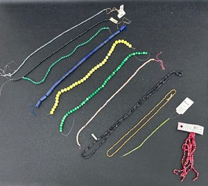 lot 219 image: Colorful Bead Strands