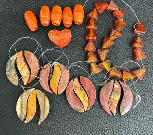 lot 180 image: Bright Stone Beads and More
