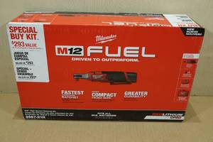 lot 3 image: Milwaukee M12 Fuel 38 High Speed Ratchet Kit