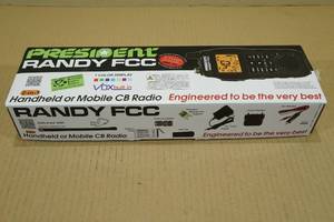 lot 13 image: President Randy FCC Handheld or Mobile CB Radio