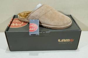 lot 41 image: Mens Lamo Scuff Slippers -Chesnut, Medium(8.5-9)