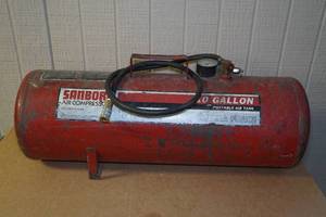 lot 53 image: Sanborn 10 Gallon Portable Air Tank