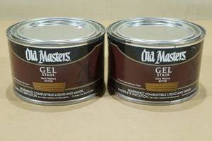 lot 98 image: 2 Pints Old Masters Gel Stain -Dark Walnut